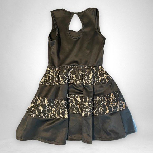 Ruby Rox Black Party Dress Size 3 - Picture 2 of 3